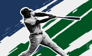 a seattle mariners baseball player batting the baseball